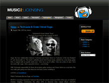 Tablet Screenshot of music2licensing.com